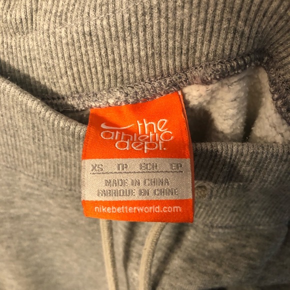 Nike sweat pants xs only worn once heather gray - Picture 5 of 5